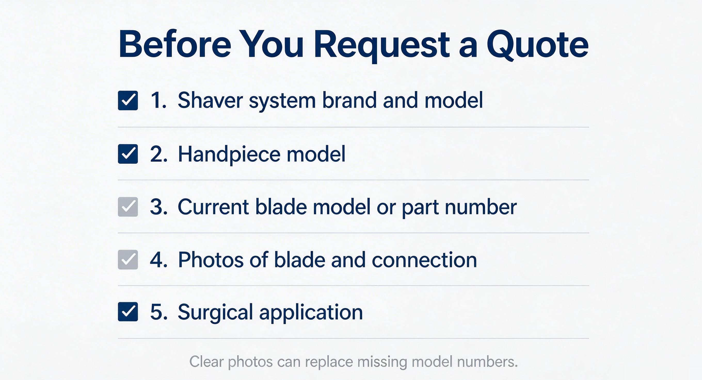 Microdebrider blade compatibility guide for ENT shaver systems – matching handpiece models and blade interfaces Microdebrider blade compatibility guide for ENT shaver systems – matching handpiece models and blade interfaces