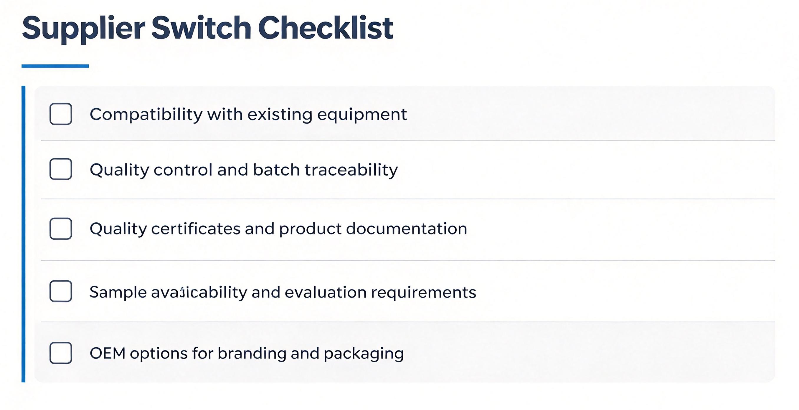 Guide to switching ENT surgical disposable suppliers